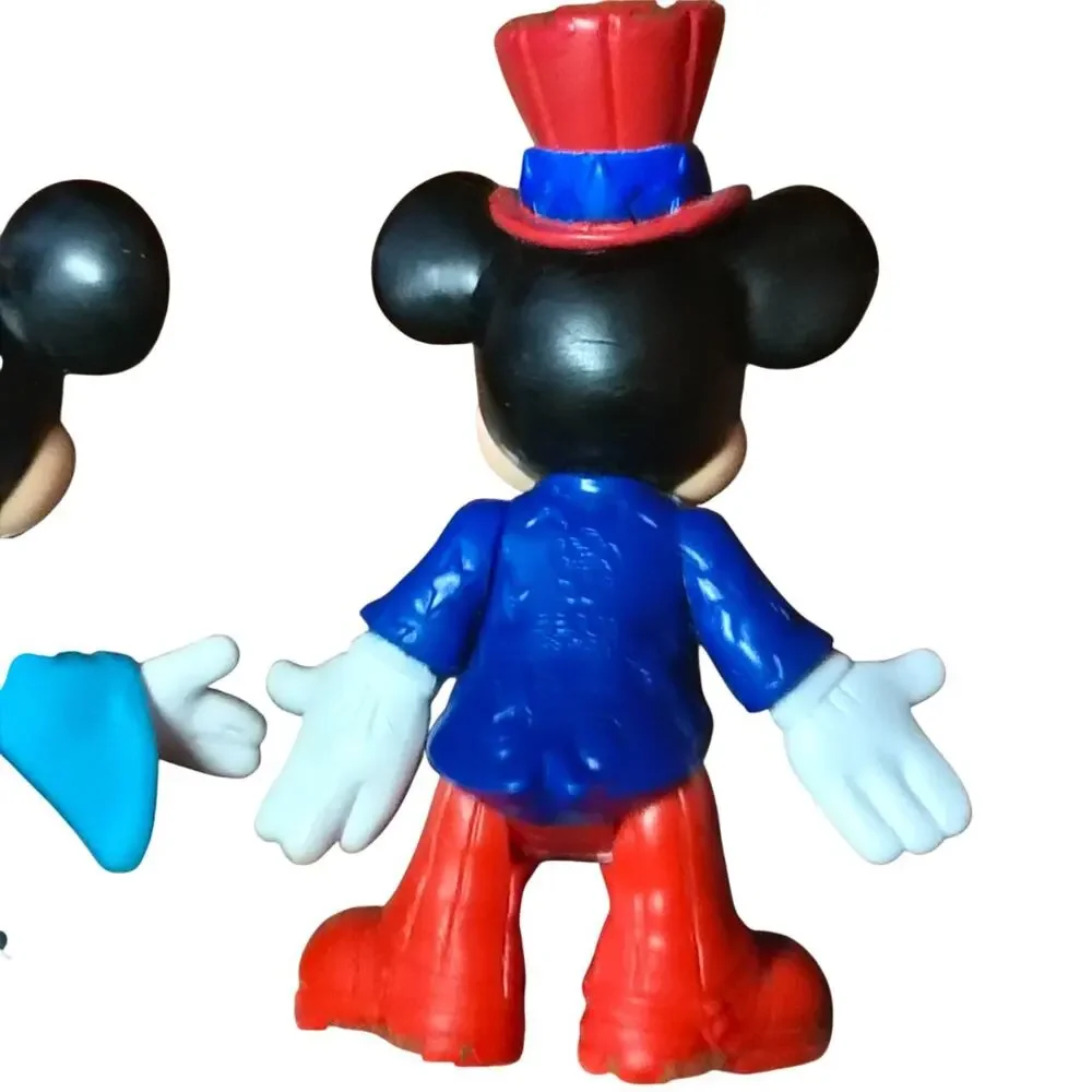 Disney Minnie Mouse & Mickey Set Epcot Center Toy Vintage Action Figure